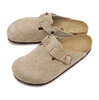 BIRKENSTOCK BOSTON TAUPE | SUEDE-LEATHER | BETTER REGULAR 60461画像