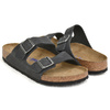 BIRKENSTOCK ARIZONA SFB BLACK / OILED LEATHER REGULAR 0752481画像