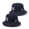 NEW ERA バケット01 リバーシブル MLB Reversible Hat ニューヨーク・ヤンキース ネイビー/ネイビーストライプ 14109580画像