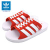 adidas GAZELLE BEACH SLIDES Red/Footwear White/Footwear White JQ7424画像