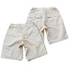 COLIMBO HUNTING GOODS 50s Army Utility Shorts Fort Bragg Plain NATURAL ZZ-0215画像