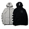 W by VIRGOwearworks Athletic zip hoodie W-SWT-002画像