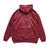 W by VIRGOwearworks W-mini logo hoodie W-SWT-004画像