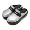 crocs Stomp Metallic Loafer Silver/Black 210363-01V画像