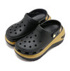 crocs Mega Crush Metallic Clog Black/Gold 210368-072画像