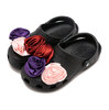 crocs Classic Rosette Clog Black 210388-001画像