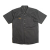 Prison Blues Work Shirt Charcoal Short Sleeve w/Front Buttons画像