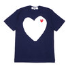 PLAY COMME des GARCONS WHITE HEART RED WAPPEN TEE AX-T184-051画像