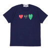 PLAY COMME des GARCONS 3COLOR HEART TEE AX-T186-051画像