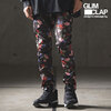 GLIMCLAP Tight fit track pants -revival botanical pattern- 17-101-GLA-CE画像