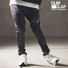 GLIMCLAP Tight fit track pants -graffiti・hand writing original pattern- 17-106-GLA-CE画像