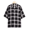 GOLD RAYON CHECK S/S OPEN SHIRT 24A-GL39193画像