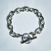 Intch. "Ellipse LG" Starring Silver Chain Bracelet 1124-1-0-005画像