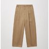 ULTERIOR FINX COTTON WEST-POINT TUCKED PANTS ULPT61-HC172画像