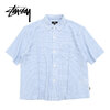 STUSSY Flat Bottom Crinkled S/S Shirt 1110324画像