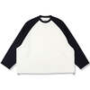 is-ness BALLOON RAGLAN LONG SLEEVE T SHIRT 1006AWCST01画像