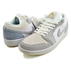 NIKE AIR JORDAN 1 LOW PARIS white/sky grey-football grey CV3043-100画像