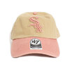 '47 Brand White Sox Canyon Caravan '47 CLEAN UP Khaki×Sedona Pink CARVN06GWS画像