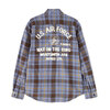 AVIREX LONG SLEEVE CHECK EMB SHIRT USAF 7834220002画像