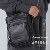 AVIREX LEATHER NYLON CHARM SHOULDER BAG 7834276701画像