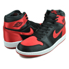 NIKE WMNS AIR JORDAN 1 RETRO HI OG SATIN BRED black/university red-white FD4810-061画像