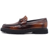 COLE HAAN AMERICAN CLASSICS BIT LOAFER CH DARK CHOCOLATE BOX BRUSH OFF/BLACK C39134画像