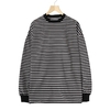 is-ness BALLOON STRIPES LONG SLEEVE T SHIRT 1004SAWCS03-2画像