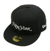 NEW ERA 59FIFTY New York Magazine ブラック × スノーホワイト 14350719画像