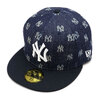 NEW ERA 59FIFTY Denim Monogram ニューヨーク・ヤンキース インディゴデニム 14307712画像