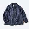 POST OVERALLS #1102-CTN Engineers' Jacket : crinkle nylon taffeta navy画像