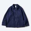 POST OVERALLS #1101-FTI No.1 Jacket : flat twill indigo画像