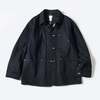 POST OVERALLS #1101-FTC No.1 Jacket : flat twill charcoal画像