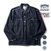 HOUSTON 40696 USA COTTON DENIM PULLOVER SHIRT画像