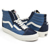 VANS PREMIUM CLASH THE WALL LX SUEDE/CANVAS STV NAVY VN000CNKSN0画像