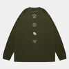 APPLEBUM Elite Performance(Logo) L/S T-shirt OLIVE EA2421111画像