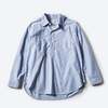 POST OVERALLS #1202-GOB No.2 Shirt : good oxford blue画像