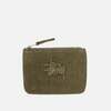 STUSSY NEEDLE PUNCH COIN POUCH OLIVE画像