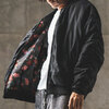 GLIMCLAP Reversible flight jacket -original patterned lining- 17-142-GLA-CE画像