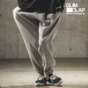 GLIMCLAP Checkered pattern jacquard fabric balloon silhouette Jogger pants 17-147-GLA-CE画像