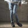 GLIMCLAP Sprinkle scratch processing -stretch denim version- 17-136-GLA-CE画像