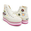 CONVERSE ALL STAR CHUNKYLINE HI / THE POWERPUFF GIRLS WHITE 31312820画像