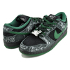 NIKE SB DUNK LOW PRO QS There Skateboards black/gorge green-summit white HF7743-001画像