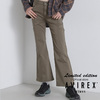 AVIREX SATIN FLARE STRETCH PANTS 7834910604画像