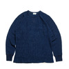 BURGUS PLUS L/S Indigo Waffle Tee HBP-015IDM画像