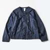 POST OVERALLS #1104-CTN Stoker's Jacket : crinkle nylon taffeta navy画像