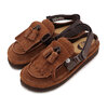 SHAKA MOC MULE TASSEL SUEDE MARRON SK-296画像