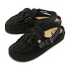 SHAKA MOC MULE TASSEL SUEDE BLACK SK-296画像