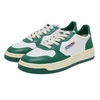 AUTRY MEDALIST LOW LEATHER/LEATHER BICOLOR UP WHITE/GREEN SAULWWB-WB03画像