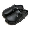 BIRKENSTOCK BOSTON CHUNKY (NARROW FIT) BLACK | NATURAL-LEATHER 1026144画像