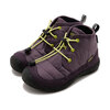 KEEN Children HOWSER II CHUKKA WP PLUM-PERFECT/DAIQUIRI-GREEN 1029432画像